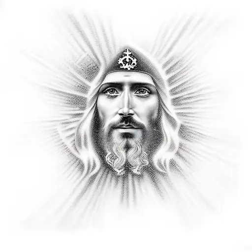 Christain tatto  of Jesus Christ  tattoo design idea