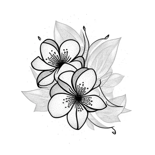 Cherry Blossom tattoo design idea