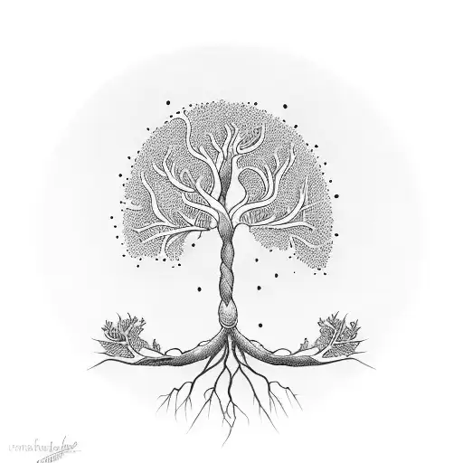 Tree of Life tattoo design idea