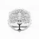 Tree of Life tattoo design idea