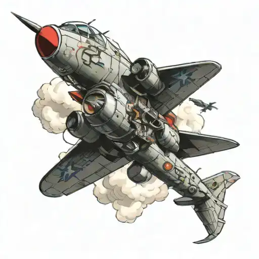 tornado with time and life in the air force tattoo design idea