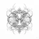 patchwork sleeve with vines, and vertical word "selfish" tattoo design idea
