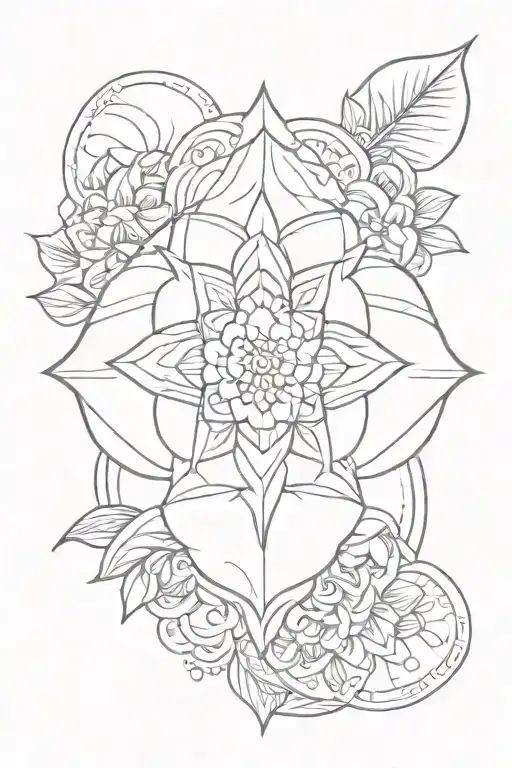 mandala with caribbean style tattoo tattoo design idea