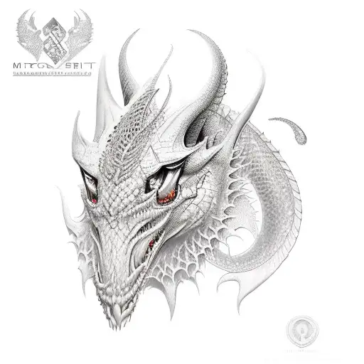 metin2 dragon meley tattoo design idea