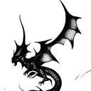 metin2 dragon meley tattoo design idea