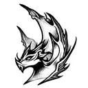 metin2 dragon meley tattoo design idea