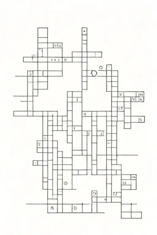 crossword puzzle tattoo design idea