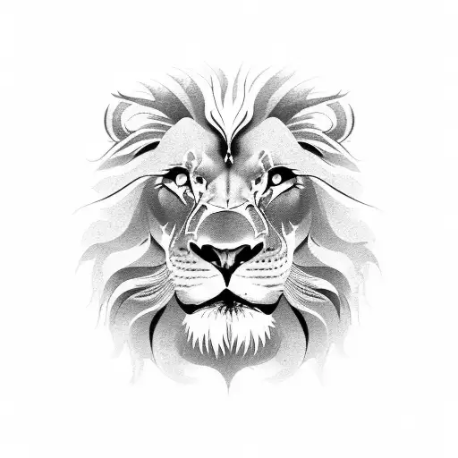 half sleeve angry lion tattoo - Design of TattoosDesign of Tattoos