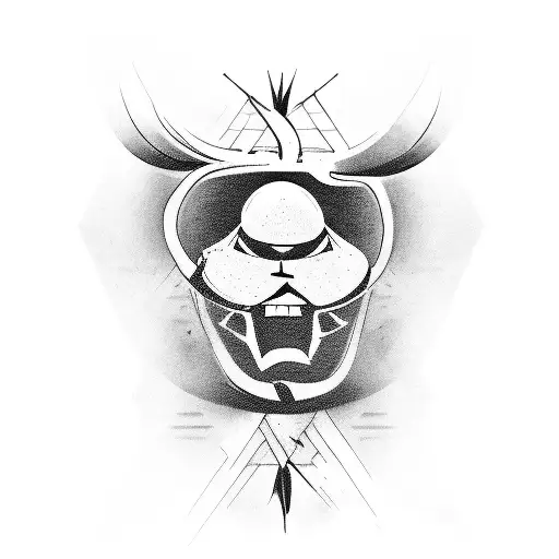 was born with a problem in his eyes. He went through family and social problems, then reached confidence and indifferenc tattoo design idea