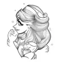 cinderella  tattoo design idea