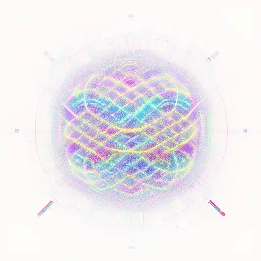 Create a visually striking image that represents the intersection of electrical engineering, Fourier waves, and technolo tattoo design idea