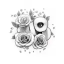 Bambie, love, wife tattoo design idea