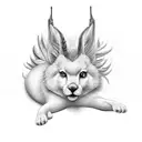 Bambie, love, wife tattoo design idea