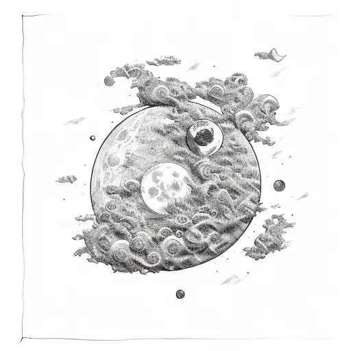 I'll make it to the moon even if I have to crawl tattoo design idea