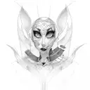 harly quinn tattoo design idea