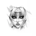 harly quinn tattoo design idea