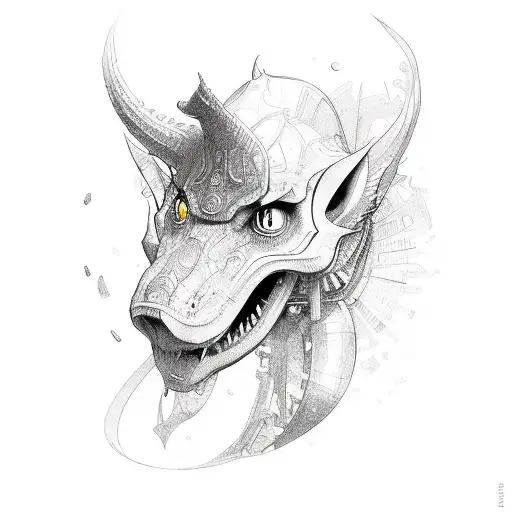 small car parts tattoo design idea