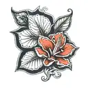 Rafflesia tattoo design idea