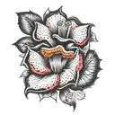 Rafflesia tattoo design idea