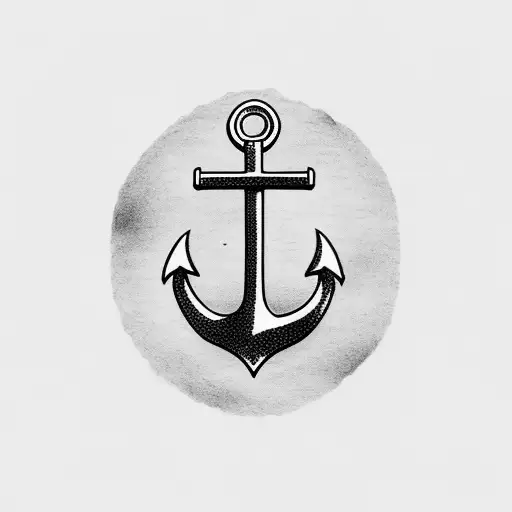 Anchor eel tattoo design idea