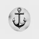 Anchor eel tattoo design idea