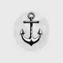 Anchor eel tattoo design idea