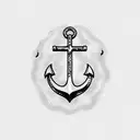 Anchor eel tattoo design idea