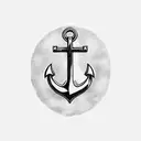 Anchor with eel  tattoo design idea
