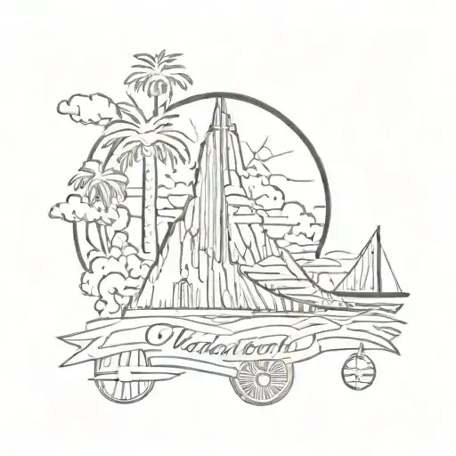 Combine elements of the Golden State Warriors logo with iconic California imagery for a bold and dynamic tattoo design tattoo design idea