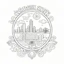 Combine elements of the Golden State Warriors logo with iconic California imagery for a bold and dynamic tattoo design tattoo design idea