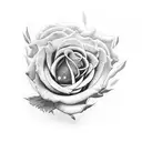 Ramo de rosas tattoo design idea