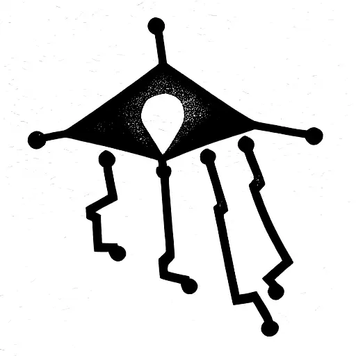 dactilo text "kite string popped" tattoo design idea