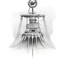For whom the bell tolls tattoo design idea