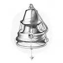 For whom the bell tolls tattoo design idea