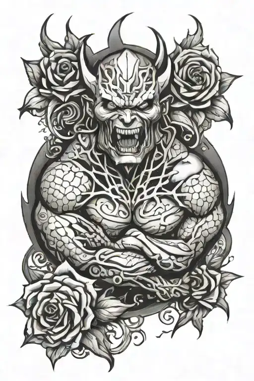 anger issues tattoo design idea
