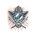 morsmodre Harry Potter death mark  tattoo design idea