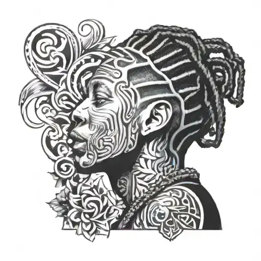 lil durk otf tattoo design idea