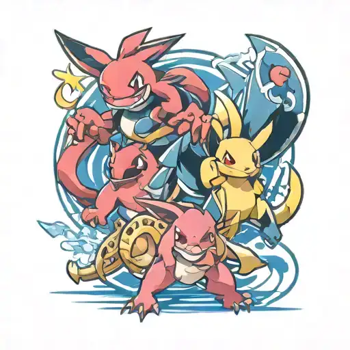 Fighting type pokemon pokemon pokemon tattoo design idea