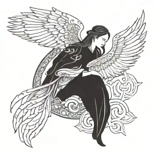 seraphim tattoo design idea