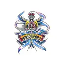 Peruvian cross tattoo design idea