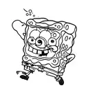 SpongeBob tattoo design idea