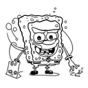 SpongeBob tattoo design idea