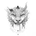 wilderness tattoo design idea