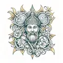 orthodox tattoo design idea