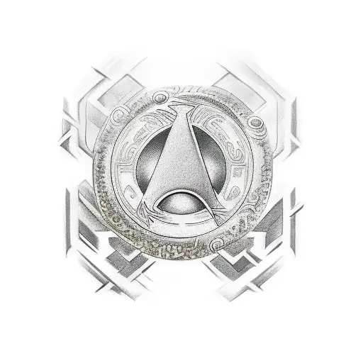 chi rho tattoo design idea