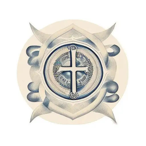 chi rho tattoo design idea