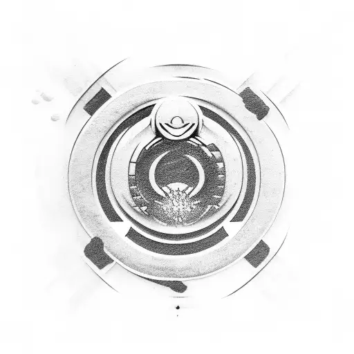 yin Yang symbol and the video game overwatch tattoo design idea