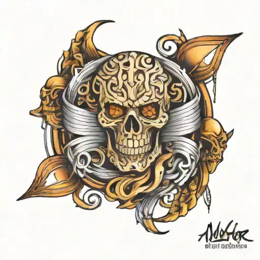 bar wire wrap  tattoo design idea