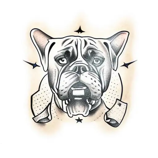 boxer tattoo design idea