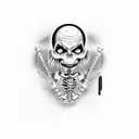 beetlejuice tattoo design idea